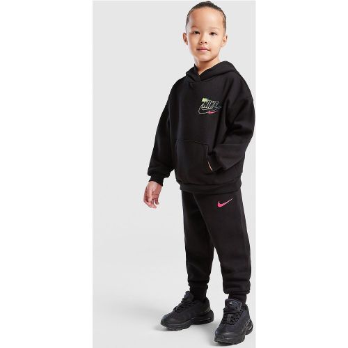 Un ensemble noir polyvalent pour un look Nike affirmé.Fleece douxSweat à capuche + pantalon de jogging assortisBords côtelésBranding Nike contrast - 5063191922624 - Modalova