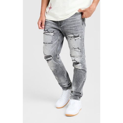 Jean Slim Ripped Rhinestone - - Supply & Demand - Modalova