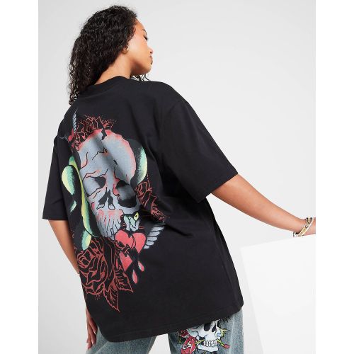 T-shirt boyfriend Snake Skull - - Ed Hardy - Modalova