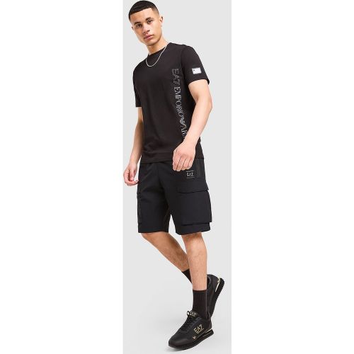 T-shirt Badge Vertical - - EA7 Emporio Armani - Modalova