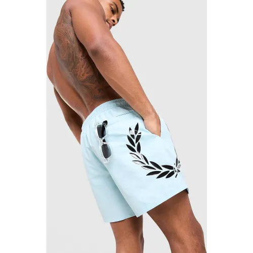 Short de bain Side Laurel Wreath - - Fred Perry - Modalova