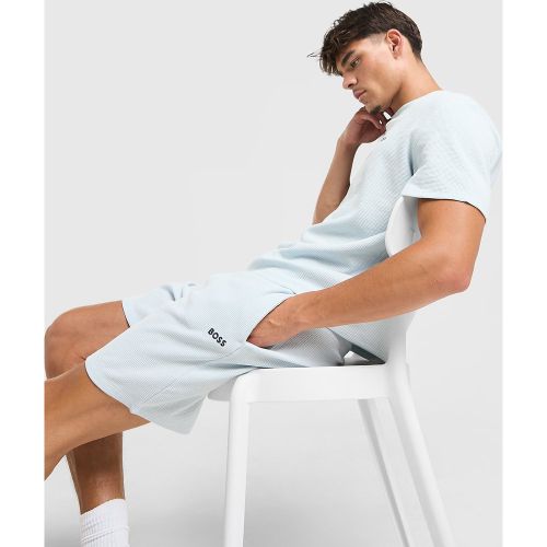 BOSS Short Waffle - Bleu, Bleu - Boss - Modalova