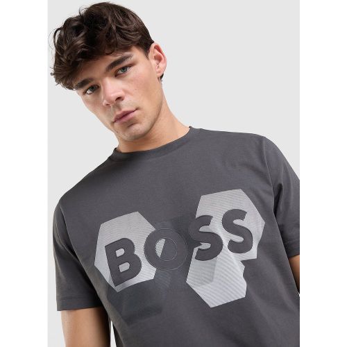 BOSS T-shirt Hex - Gris, Gris - Boss - Modalova
