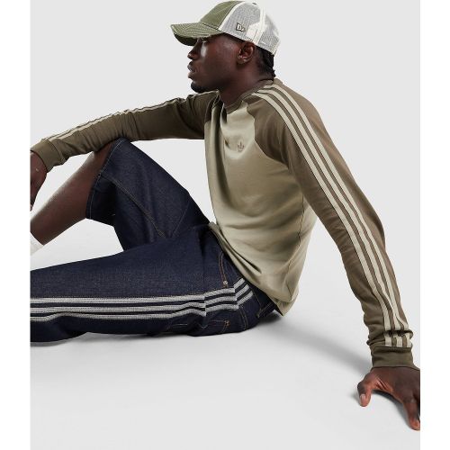 Adicolor 3-Stripe Long Sleeve T-Shirt - - adidas Originals - Modalova
