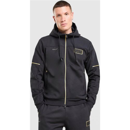 Natural VENTUS7 Full Zip Hoodie - - EA7 Emporio Armani - Modalova