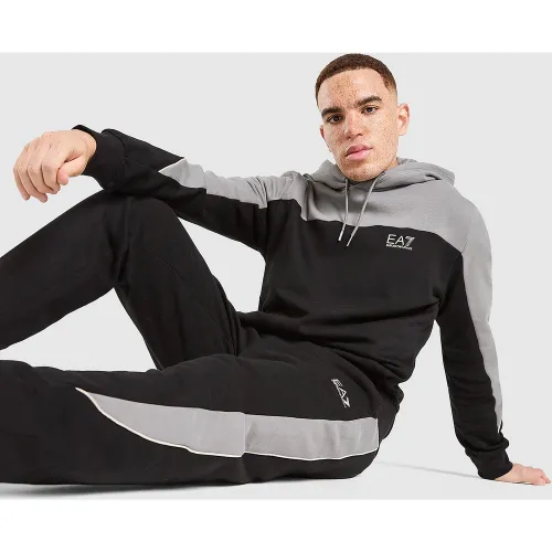 Sweat à capuche Authentic Colour Block - - EA7 Emporio Armani - Modalova