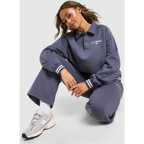 Sweat Fleece Polo - - New Balance - Modalova