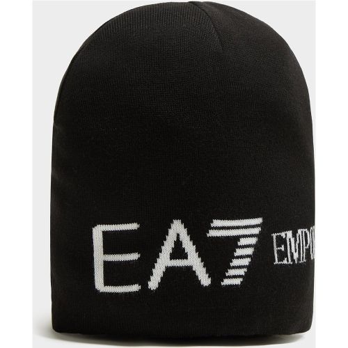 Logo Beanie Hat - - EA7 Emporio Armani - Modalova