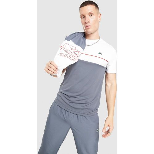 Lacoste T-shirt Panel - Gris, Gris - Lacoste - Modalova