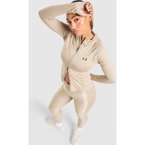 Sweat à capuche zippé côtelé - - Under Armour - Modalova