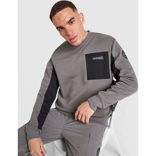 Napapijri Sweat Belk - Gris, Gris - Napapijri - Modalova