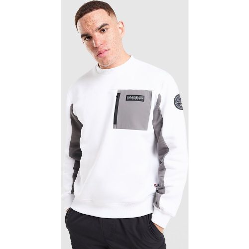 Napapijri Sweat Belk - Blanc, Blanc - Napapijri - Modalova
