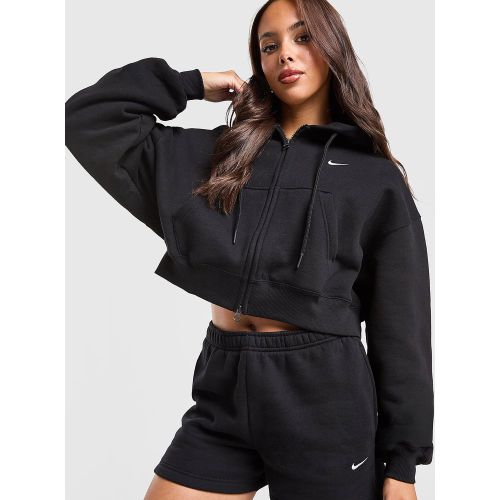 Sweat à capuche court Studio Fleece zippé - - Nike - Modalova