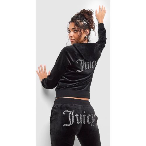 Sweat à capuche zippé Diamante JC - - Juicy Couture - Modalova