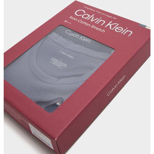 Long Sleeve T-Shirt/Joggers Set - - Calvin Klein Underwear - Modalova