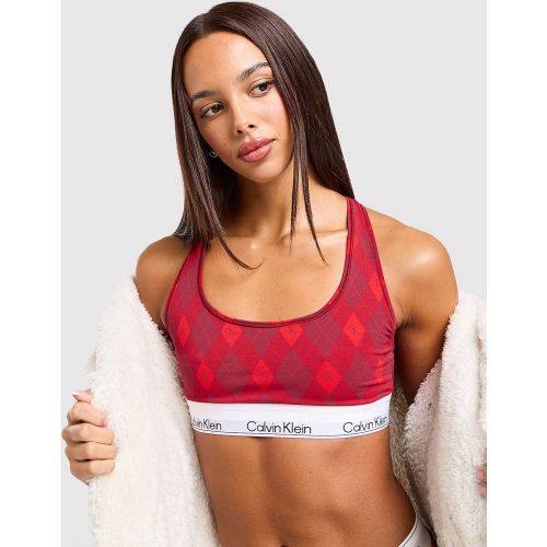 Check Print Bralette - - Calvin Klein Underwear - Modalova