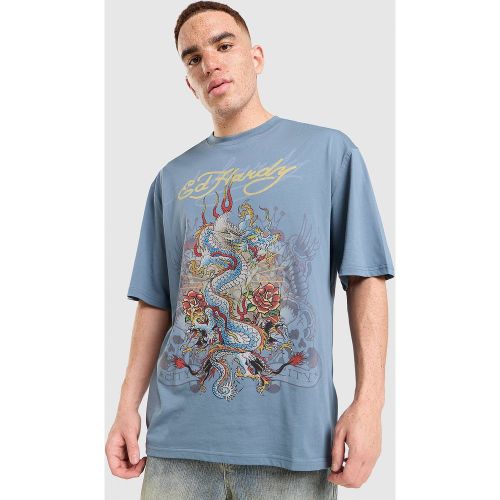 T-shirt Diamante Dragon - - Ed Hardy - Modalova