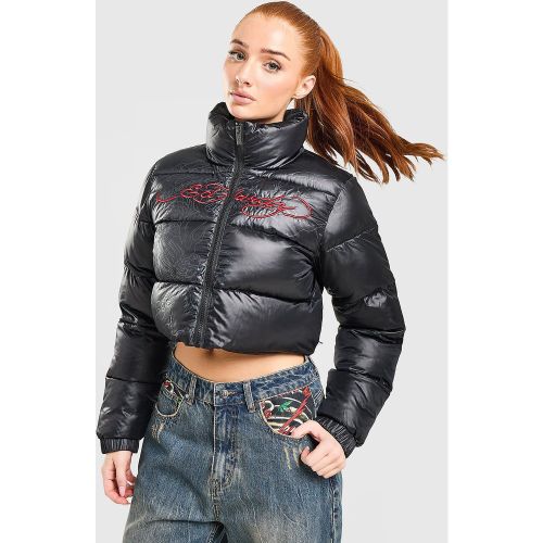 Script Puffer Jacket - - Ed Hardy - Modalova