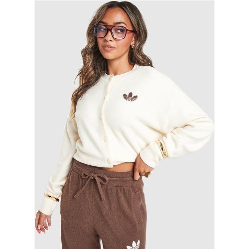 Cardigan en maille Trefoil - - adidas Originals - Modalova