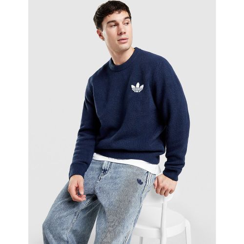 Knit Crew Sweatshirt - - adidas Originals - Modalova