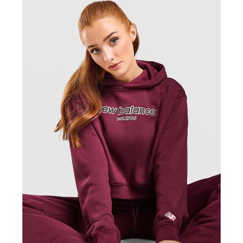 College Cropped Overhead Hoodie - - New Balance - Modalova