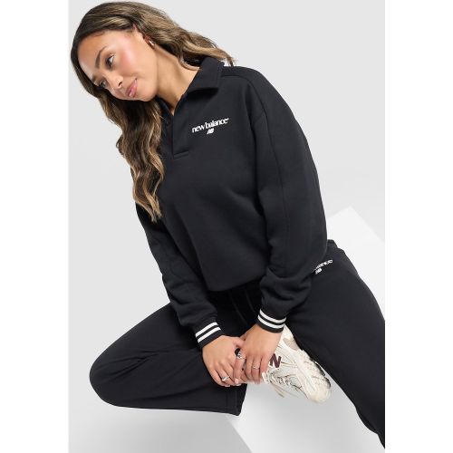 Polo Sweat Polaire Manches Longues - - New Balance - Modalova