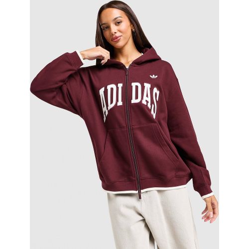 Baseball Oversized Full Zip Hoodie - - adidas Originals - Modalova