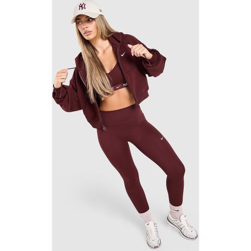 Sweat à capuche court Studio Fleece zippé - - Nike - Modalova