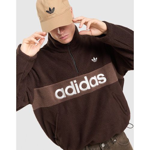 Sweat demi-zip Sherpa Fleece - - adidas Originals - Modalova