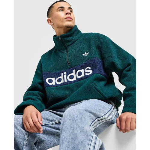 Sweat demi-zip Sherpa Fleece - - adidas Originals - Modalova