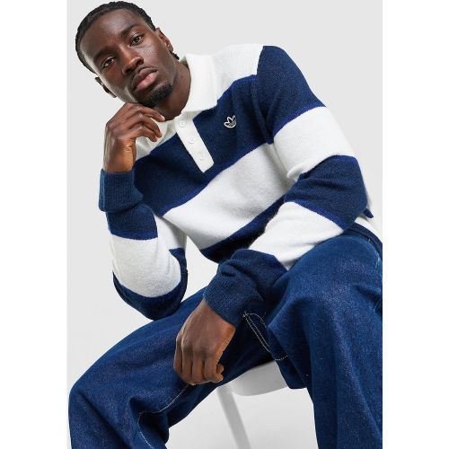 Polo Winter Club Stripe - - adidas Originals - Modalova
