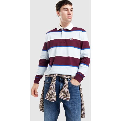 Striped Rugby Shirt - - Tommy Jeans - Modalova
