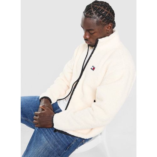 Teddy Fleece Jacket - - Tommy Jeans - Modalova