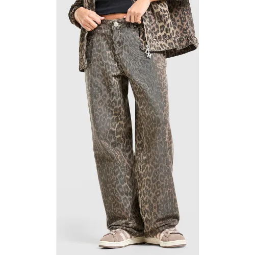 Leopard Jeans - - Unlike Humans - Modalova