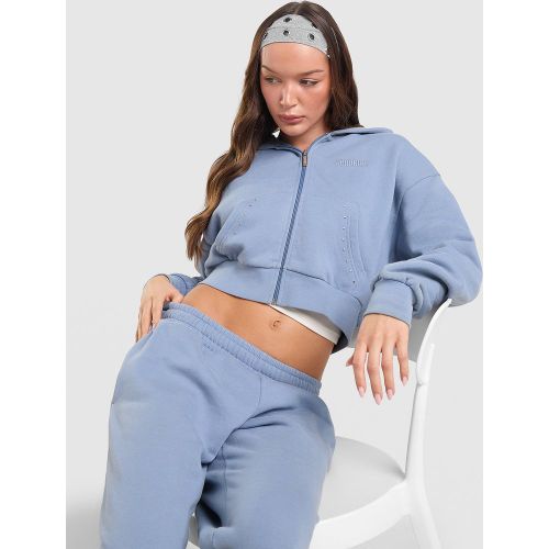 Stud Full Zip Hoodie - - Hoodrich - Modalova