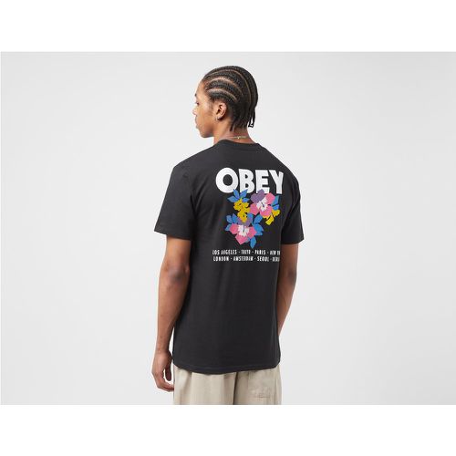 Obey T-Shirt Floral Garden, Black - Obey - Modalova