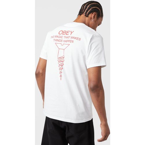 Obey Magic T-Shirt, White - Obey - Modalova