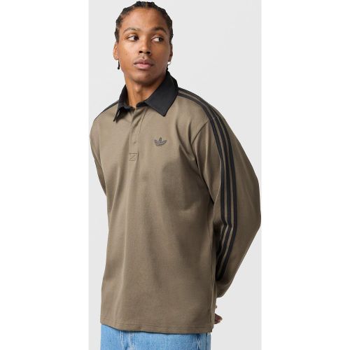 Polo de rugby à manches longues 3-Stripes - adidas Originals - Modalova