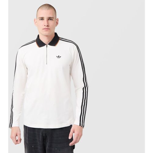 Stripes Polo Sweatshirt - adidas Originals - Modalova