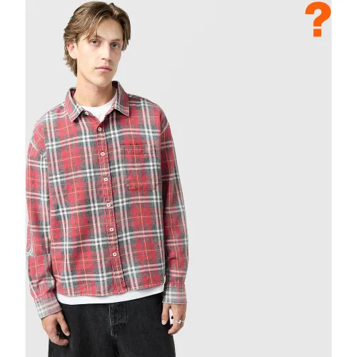 Home Grown Chemise Hank, rouge - Home Grown - Modalova