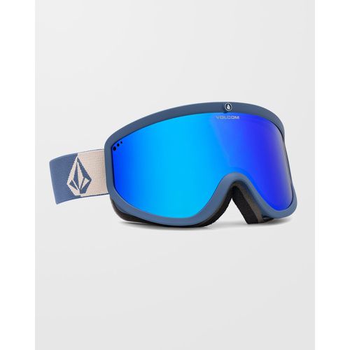 Masque de snow Footprints Indigo Stone (+écran bonus - Jaune) - Volcom - Modalova