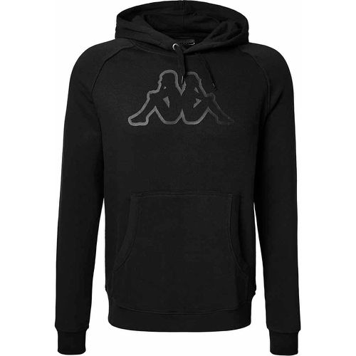 Hoodie Zaiver Noir Enfant - Kappa - Modalova