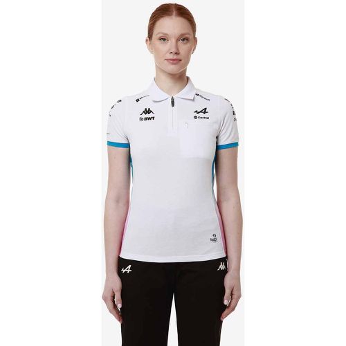 Polo Adraw BWT Alpine F1 Team 2024 Blanc Femme - Kappa - Modalova