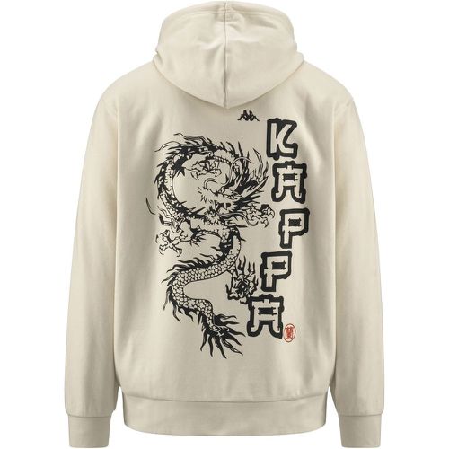 Hoodie Gentis Authentic Blanc Homme - Kappa - Modalova