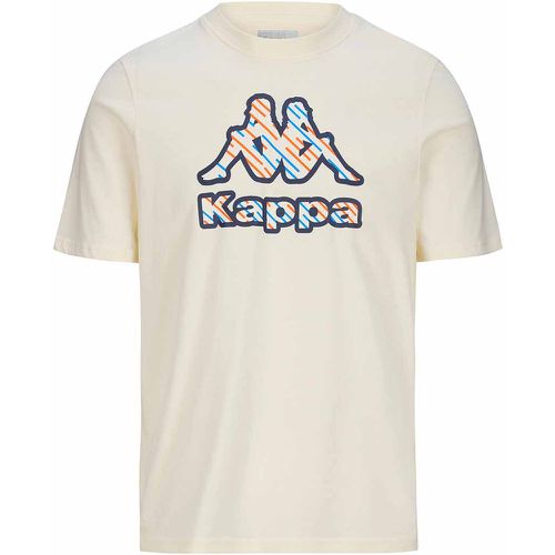 T-Shirt Logo Full Blanc Homme - Kappa - Modalova