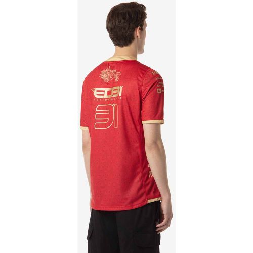 Maillot Kombat Chine Ocon BWT Alpine F1 Team 2024 Rouge - Kappa - Modalova