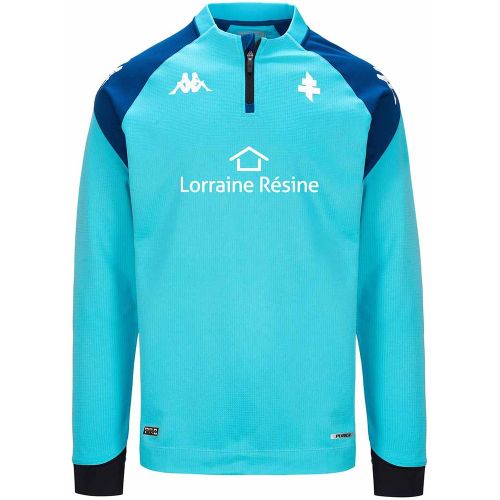 Sweatshirt Ablas Pro 7 Fc Metz 23/24 Bleu Enfant - Kappa - Modalova