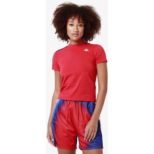 T-shirt 222 Banda Luise Rouge Femme - Kappa - Modalova