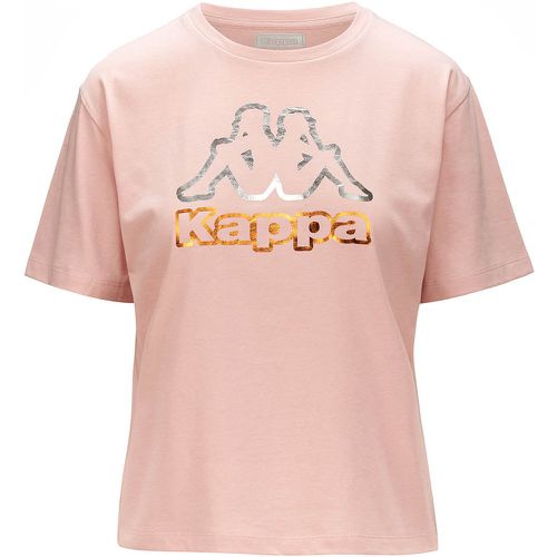 T-shirt Logo Falella Rose Femme - Kappa - Modalova