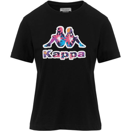T-shirt Logo Fujica Noir Femme - Kappa - Modalova